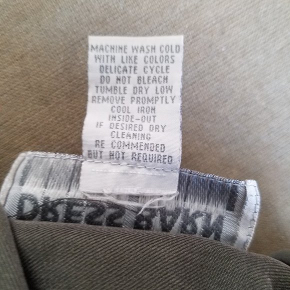 Vtg Button Up shirt with Collar Adj Sleeves - Picture 8 of 8